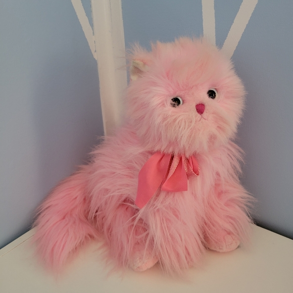 Ty Pink Cat Classic Pinkys 12" Kitty Persian Orchid Stuffed Plush Soft Toy 2004 - Picture 7 of 11